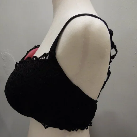 PINK by Victoria's Secret Date Racerback Bra Women's Size 36DD Lacy Back - Picture 4 of 10